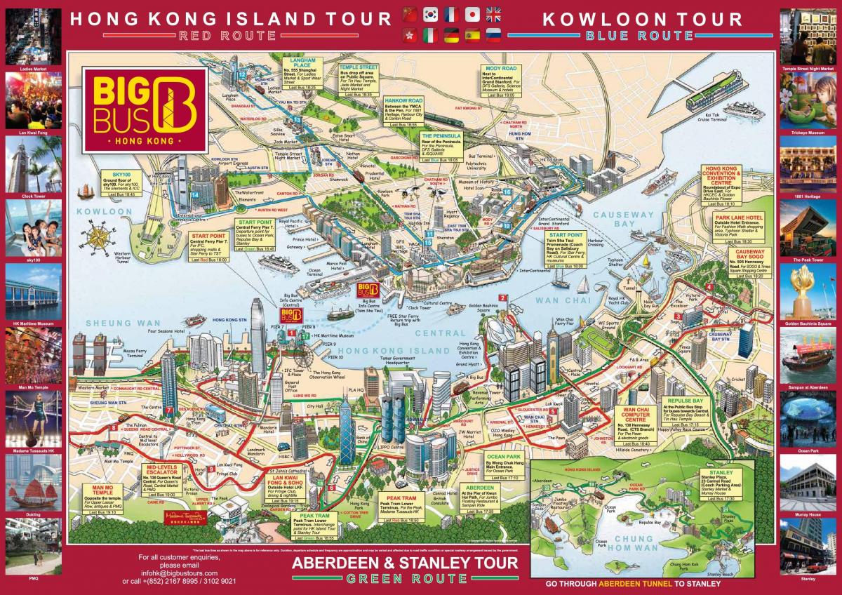 avtobus turu kart hong Kong