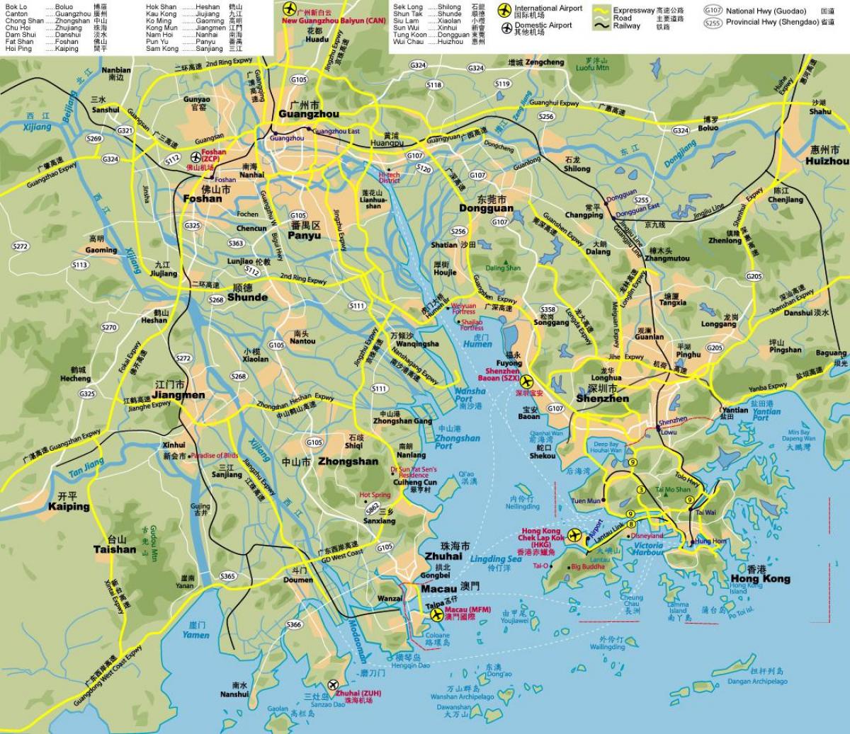 Yol xəritəsi hong Kong