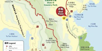 Turist xəritəsi Hong kong
