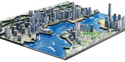 3D xəritə hong Kong