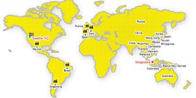 Hong kong dünya xəritəsində