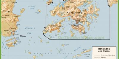 Siyasi xəritəsi hong Kong