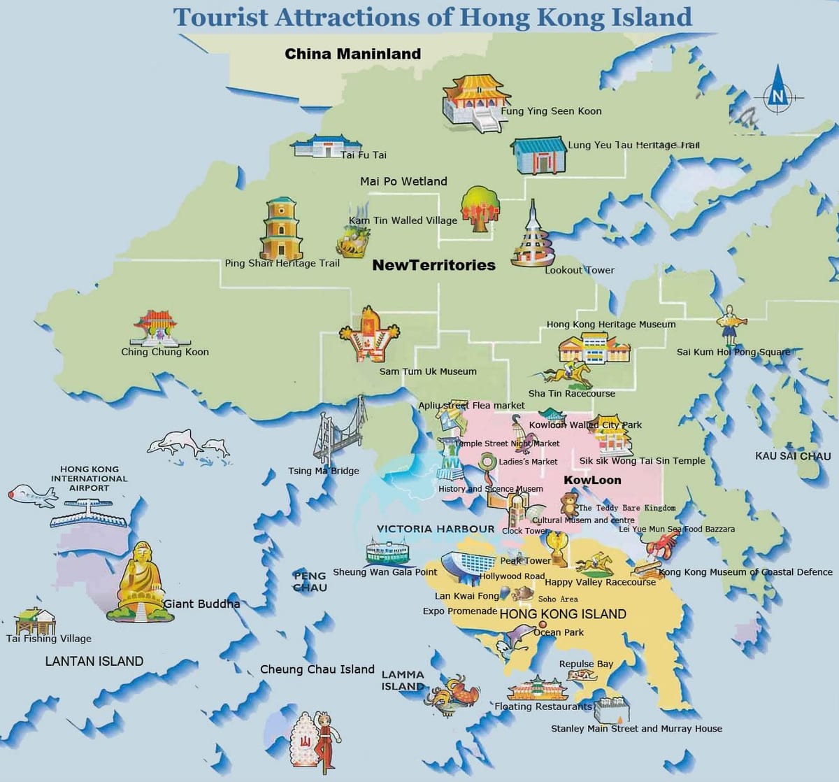 Hong Kong kart turistlər üçün