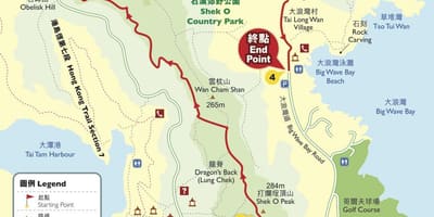 Turist xəritəsi Hong kong