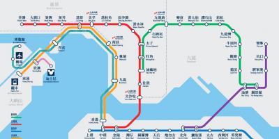 Козвэй-Bay metro xəritəsi