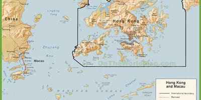 Siyasi xəritəsi hong Kong
